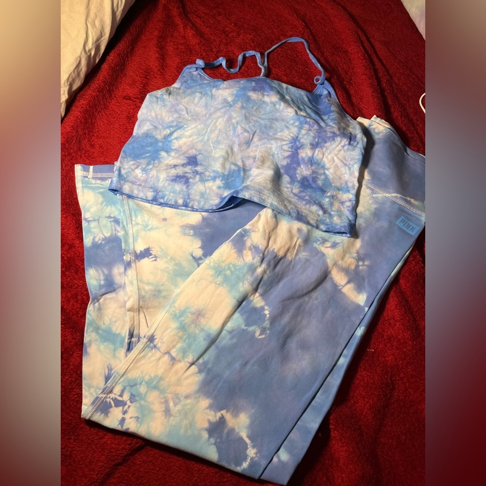 PINK VS flare legging set